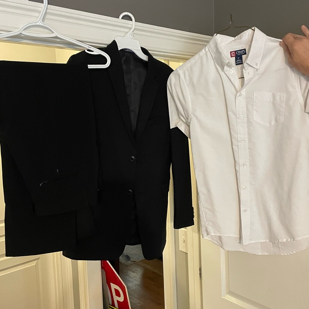 Chaps Big Boy 3-piece suit, black